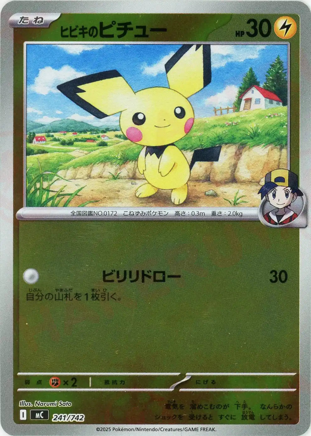 PSA10 ヒビキのピチュー ミラー MC 241/742 ヒビキのピチュー:ミラー(-){雷}〈241/742〉[MC-M] – 晴れる屋2 なんば店