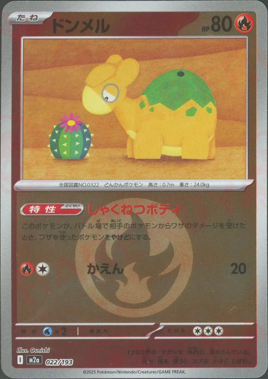 ドンメル:エネルギーミラー(-){炎}〈022/193〉[M2a-EM]