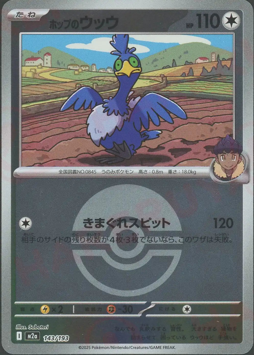 ホップのウッウ:ボールミラー(-){無}〈143/193〉[M2a-BM]